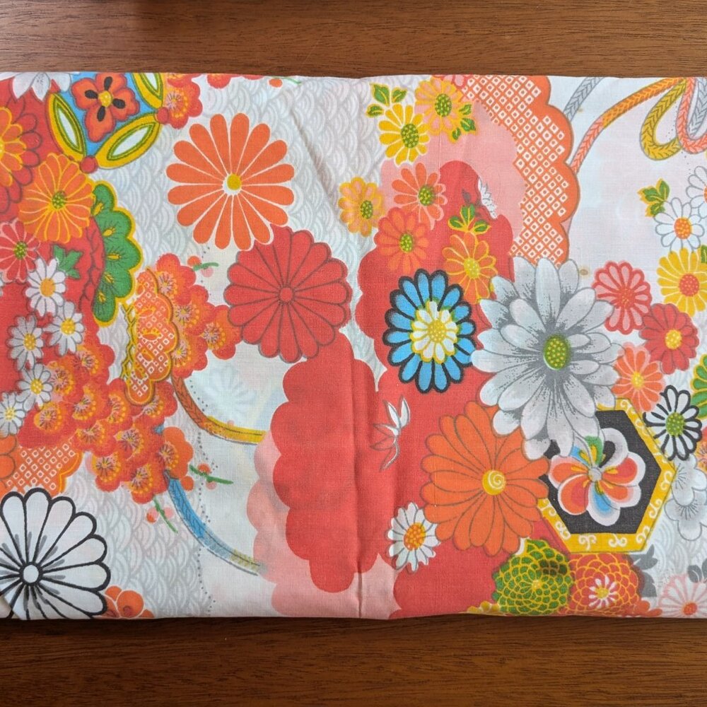 Vintage Wamsutta 60s queen flat sheet